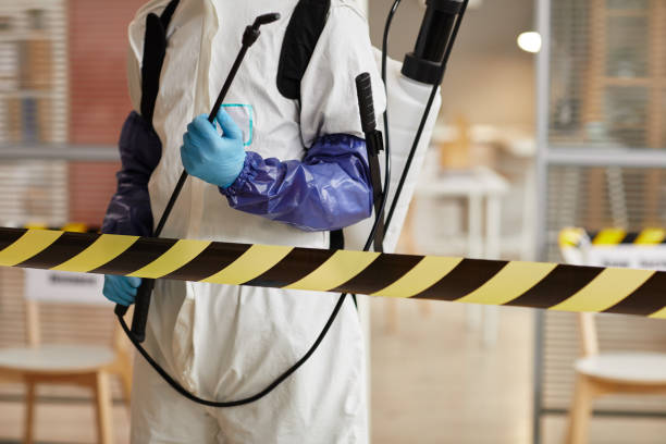 Professional Biohazard Cleanup technician working in Honey Creek, IA